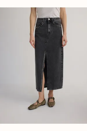 Reserved Jeansowa spódnica midi