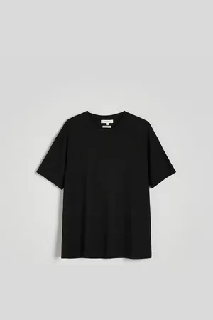 Reserved T-shirt oversize z modalem