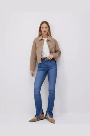 Reserved Jeansy slim z wysokim stanem