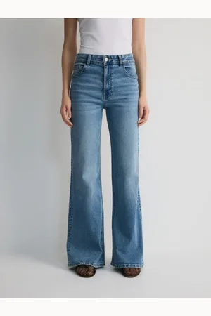 Reserved Jeansy flare z wysokim stanem