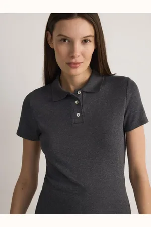 Reserved T-shirt polo z wiskozą