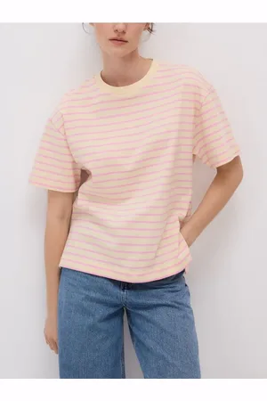 Reserved Bawełniany t-shirt w paski