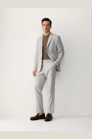 Reserved Spodnie slim fit z kantem