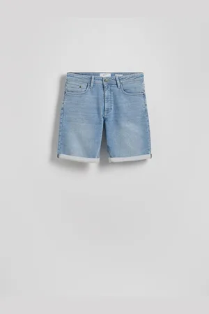 Reserved Szorty slim fit z zakładkami