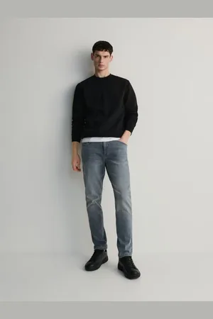 Reserved Jeansy slim z efektem sprania