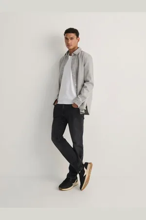 Reserved Jeansy slim z efektem sprania