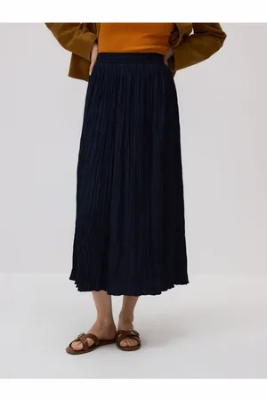 Reserved Spódnica maxi z gniecionej tkaniny