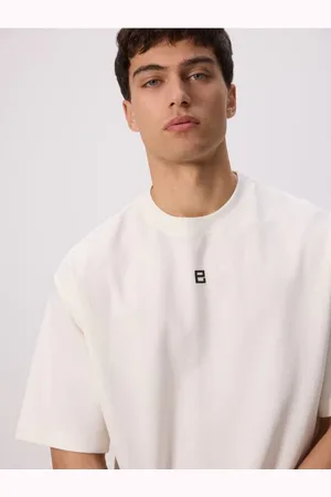 Reserved T-shirt boxy z nadrukiem