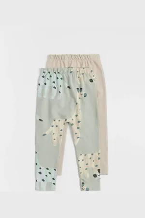 Reserved Bawełniane legginsy 2 pack