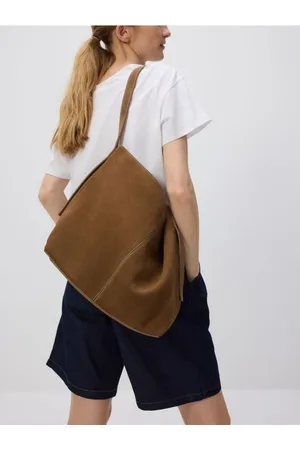 Reserved Zamszowa torebka shopper