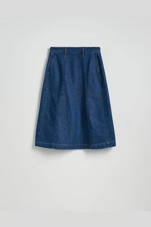 Reserved Jeansowa spódnica midi