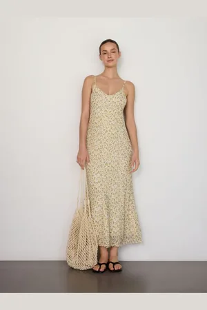 Reserved Wzorzysta sukienka maxi