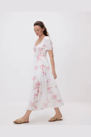 Reserved Sukienka maxi w kwiaty