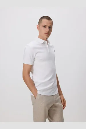 Reserved Polo slim z bawełny pima