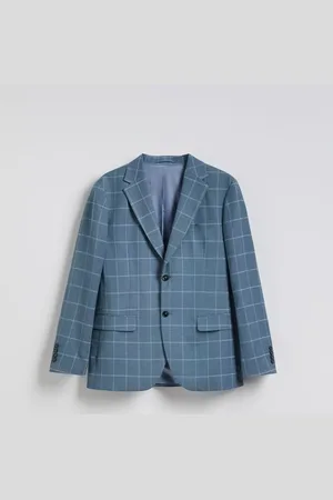 Reserved Marynarka slim fit w kratę