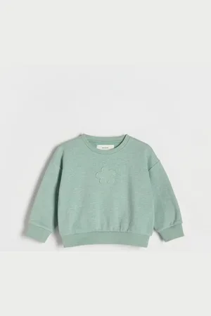 Reserved Bawełniana bluza z aplikacją