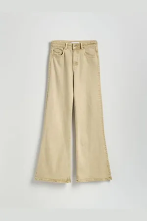Reserved Jeansy flare z wysokim stanem