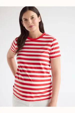 Reserved Bawełniany t-shirt w paski