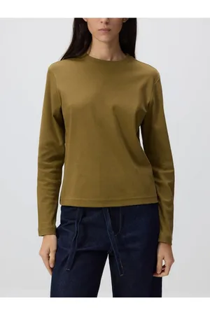 Reserved Longsleeve z merceryzowanej bawełny