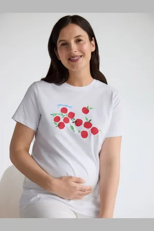 Reserved Bawełniany t-shirt z nadrukiem