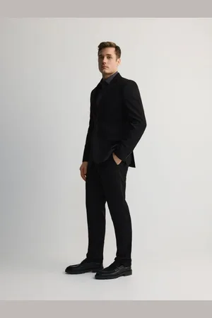 Reserved Garniturowe spodnie slim fit