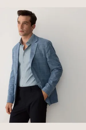 Reserved Marynarka slim fit w kratę