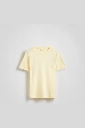 Reserved T-shirt regular z merceryzowanej bawełny
