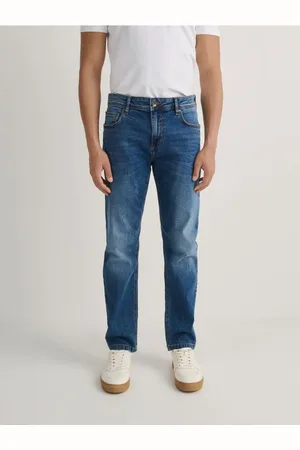 Reserved Jeansy slim z efektem sprania