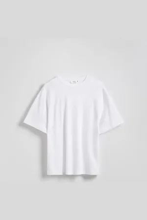 Reserved T-shirt oversize z merceryzowanej bawełny