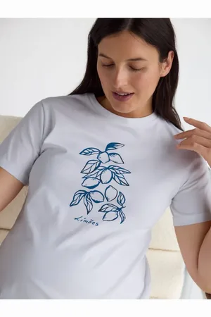 Reserved Bawełniany t-shirt z nadrukiem