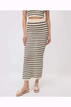 Reserved Dzianinowa spódnica maxi