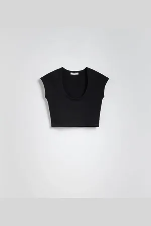 Reserved Bawełniany crop top