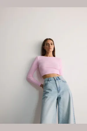 Reserved Krótki bawełniany longsleeve