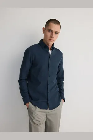 Reserved Koszula slim z bawełny egipskiej