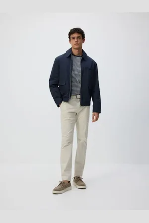 Reserved Spodnie chino slim z paskiem