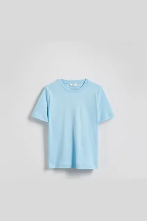 Reserved T-shirt regular z merceryzowanej bawełny