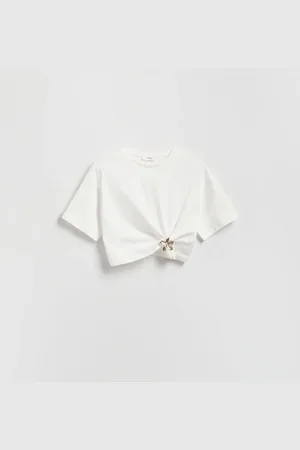 Reserved T-shirt z ozdobnym detalem