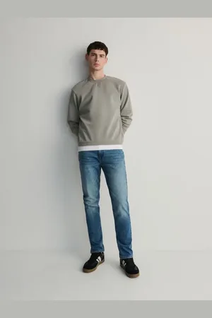 Reserved Jeansy slim z efektem sprania