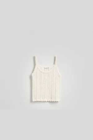 Reserved Dzianinowy top na ramiączkach