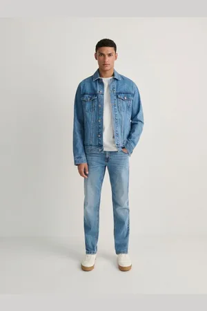 Reserved Jeansy slim z efektem sprania
