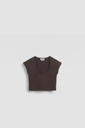 Reserved Bawełniany crop top