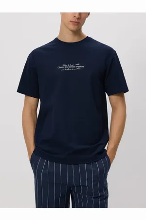 Reserved T-shirt comfort z nadrukiem