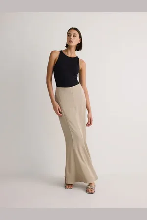 Reserved Spódnica maxi z lyocellem