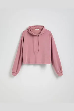 Reserved Krótka bluza z kapturem