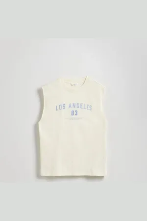 Reserved T-shirt relaxed z nadrukiem