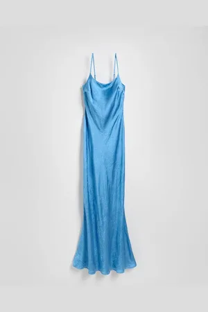 Reserved Sukienka maxi z efektem gniecenia
