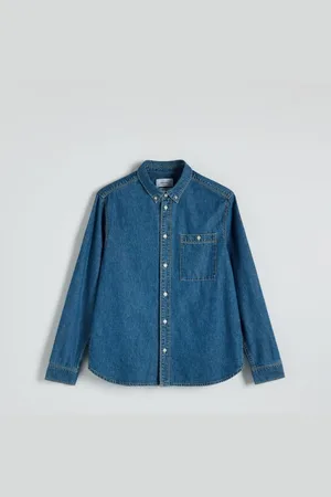 Reserved Jeansowa koszula regular fit