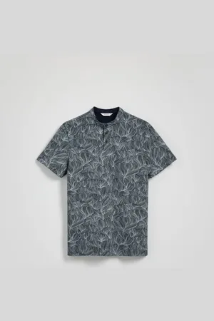 Reserved Koszulka polo regular ze wzorem