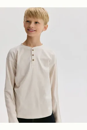 Reserved Bawełniany longsleeve