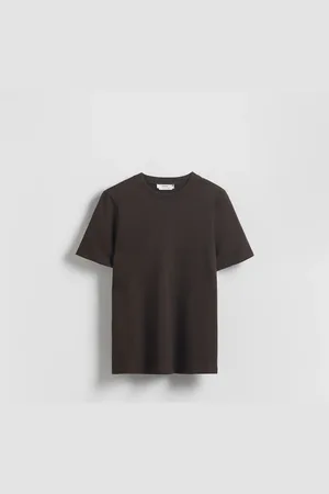 Reserved T-shirt z merceryzowanej bawełny